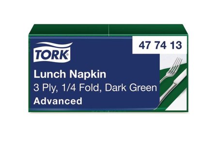 TORK Servett Lunch Mjuk 3-lags mörkgrön 150/fp - Lyreco - Kök och servering - Servetter och dukar - Servett - 3-lagers