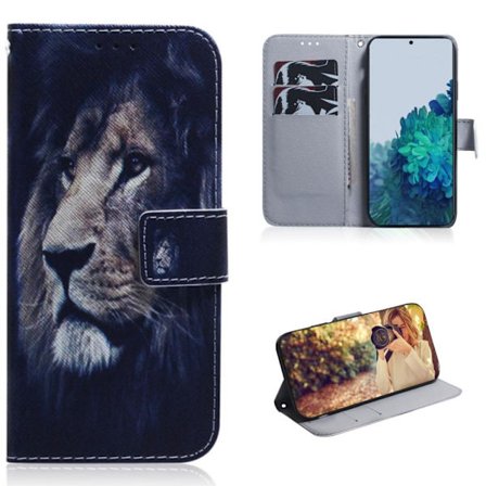Plånboksfodral Samsung Galaxy S22 Ultra - Lejon