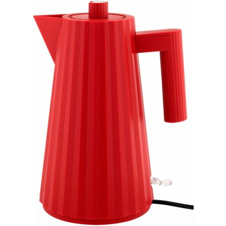 Alessi MDL06 Plissé vattenkokare 1,7 liter, röd | Köksmaskiner > Vattenkokare | Bagaren och Kocken