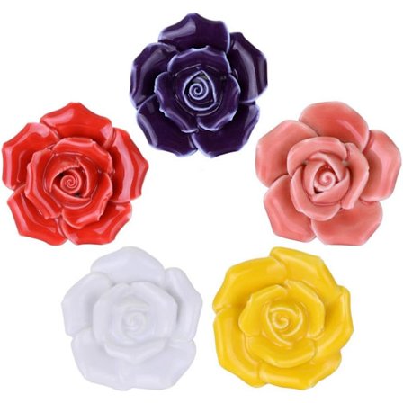 Flerfarget elegant roseblomst knotter Halloween hjemmedekorasjoner