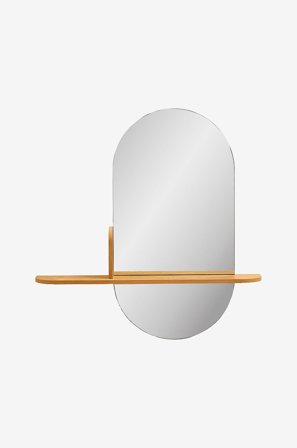 House Nordic - Speil med hylle , Barco - Beige - Små speil - Fra Homeroom