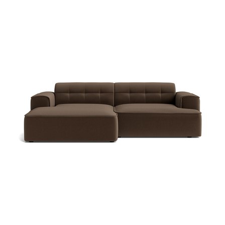 Marbella chaiselong sofa, venstrevendt - Lisboa Brun - 242x145x75 - Sofa, chaiselong