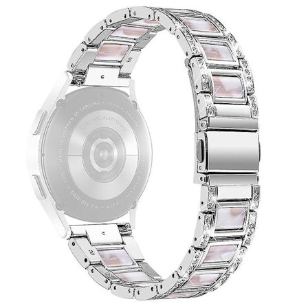 Rostfritt stål Resin armband för Huawei Watch GT 2 42mm/Watch 2/Honor Magic Watch 2 42mm