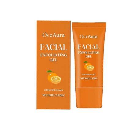 OceAura Vitamin C Exfolierande Gel Skonsam återfuktande, uppfriskande och slät hud, exfolierande och rengörande gel