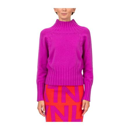 Liviana Conti Turtlenecks Pink, Dame Rullekraver