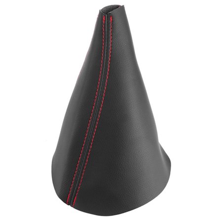 PU Læder Bil Gearskiftebetræk Blødt Bil Auto Gearskifte Støvlebetræk Passer til Hummer H3 2005‐2011 Rød Linie