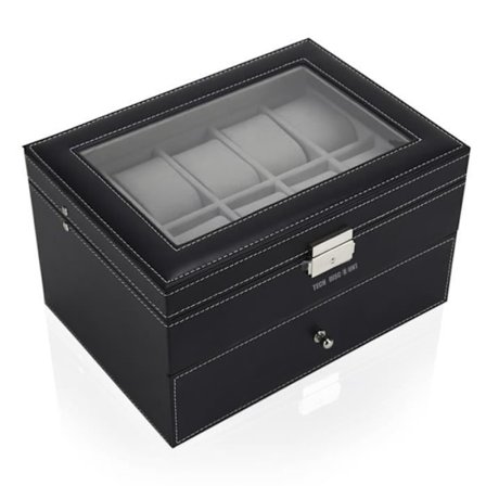 Kellorasia - TD - Huippuluokka - PU-nahka - Kaksinkertainen kerros - Elegantti ruskea