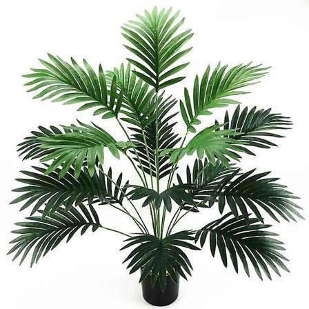 Kunstig plante spredt hale tropisk kunstig palme stort plante blade falsk palmeblad