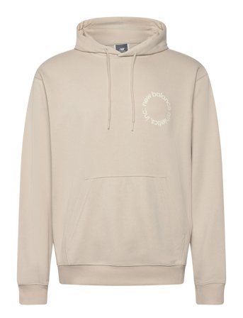New Balance Circular Logo Hoodie - Cream - L