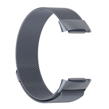 Fitbit Charge 5 milanese klockarmband i rostfritt stål - Grå