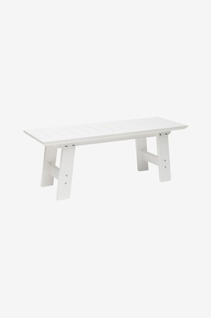 Hillerstorp - BULLERÖ bænk 40 x 120 cm - Hvid - Skamler - Fra Homeroom