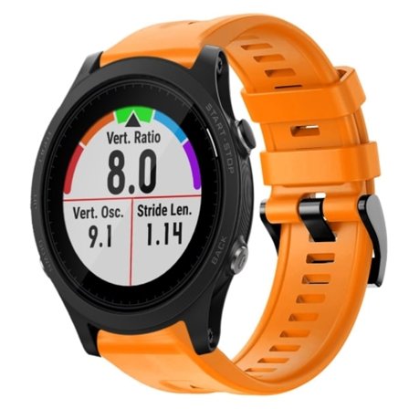 För Garmin Forerunner 935 Metal Spänne Enfärgad Silikon watch