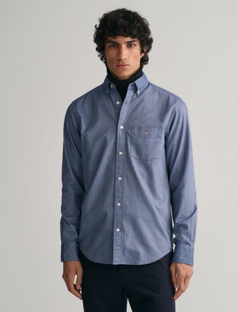 GANT Reg Classic Oxford Shirt - Blue - XL