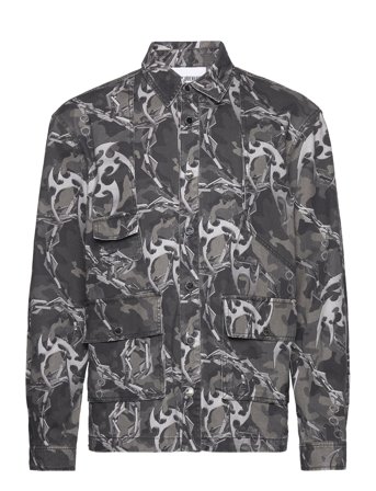 HAN Kjøbenhavn | Camo Printed Utility Shirt | 48