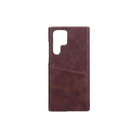 ONSALA Mobilcover med Kortrum Samsung S22 Ultra Brun Brun
