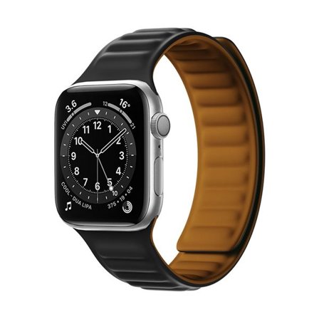 Magnetic Strap Magnetic Strap-armbånd til Apple-ur 41mm - Sort