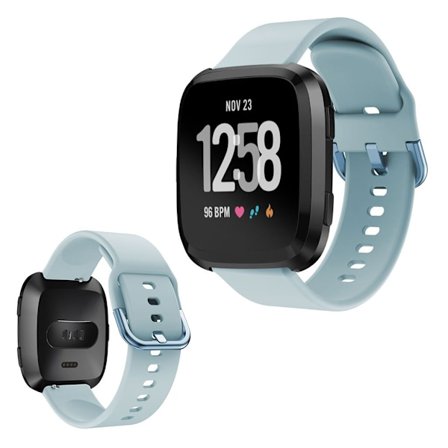 Fitbit Versa klockarmband i silikon - Baby Blå