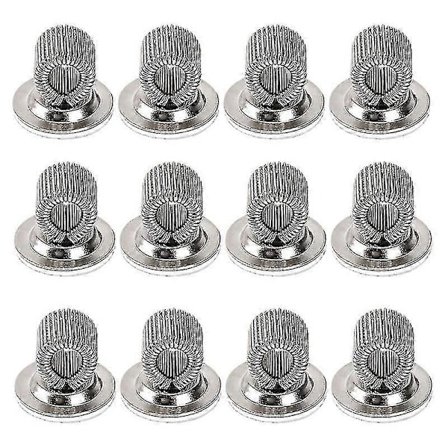 12 st Stålpenna- och Pennhållare med Justerbar Slinga och Limfäste