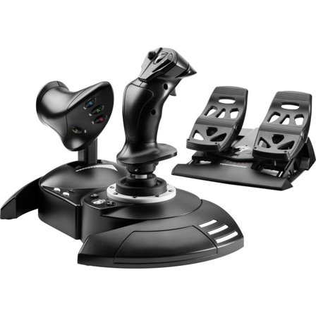 Thrustmaster T-Flight Full Kit X - kontrollspak, gasspjeld og pedaler - kablet