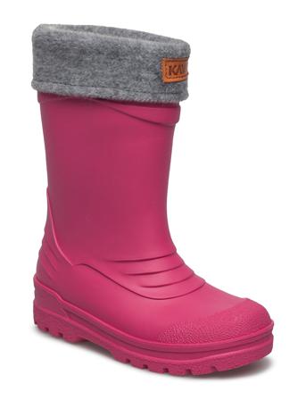 Gimo Wp Shoes Rubberboots High Rubberboots Lined Rubberboots Lyserød Kavat