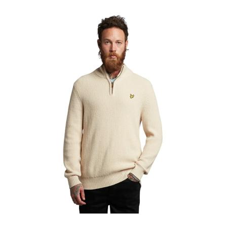 Lyle & Scott Zip-throughs , Beige , Heren , Maat: M Hoodies & sweatvesten