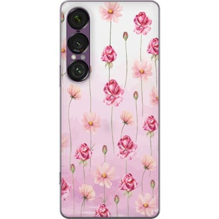 Kompatibelt Mobildeksel til Sony Xperia 1 VII Rose Petal Whisper