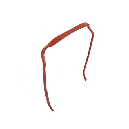 Usynlig firkantet pandebånd tykt hår hår bøjler mellem frisure fiksering hoved bånd