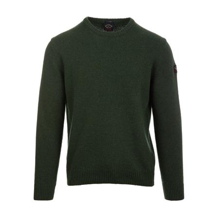 Paul & Shark Round-neck Strik Grøn, Herre Strik