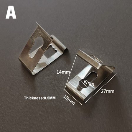 20stk Fotoramme Clips Festemidler Kroker Turn Clip Hanger Painti