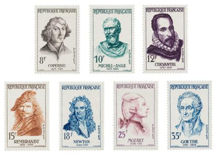 Frankrig 1957 - YT 1132-38 - Ubrugt