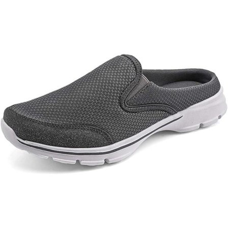 Herr Open Back Sneaker Träskor Stickade Mules Skor Lätta Andningsbara Tofflor