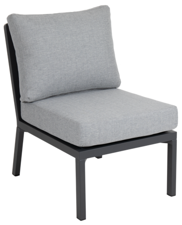 Brafab Samvaro High Modulsoffa mittdel Antracit/Pearl Grey, Utemöbler
