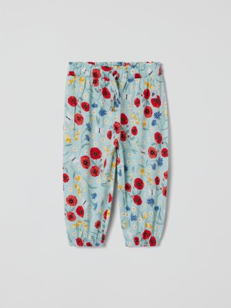 Hose, geblümt - 56 - kinderbekleidung - green - Polarn O. Pyret