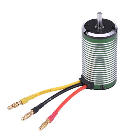 1 stk 3665 3600KV 4500KV 4-polet motor RC-del for 1/8 1/10 1/12 fjernkontrollbilskip (4500KV)