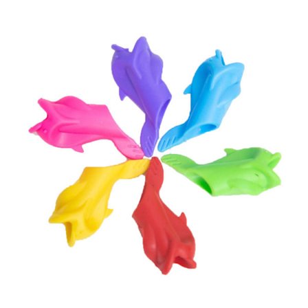 Pakke med 6 skrivehjælpemidler til børnepenne - penneholder børns blyantsgreb - ergonomisk penneholder skrive læringshjælpemiddel blyantholder