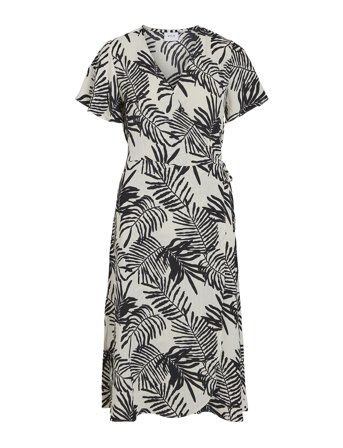 Vila | Vilovie S/S Wrap Midi Dress - Noos | 38