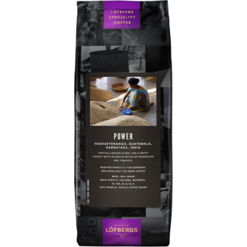 KAFFE POWER BØNNER 500G*