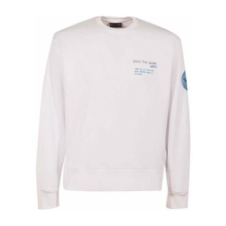 Save The Duck, Sweatshirt Wit, Heren, Maat:XL