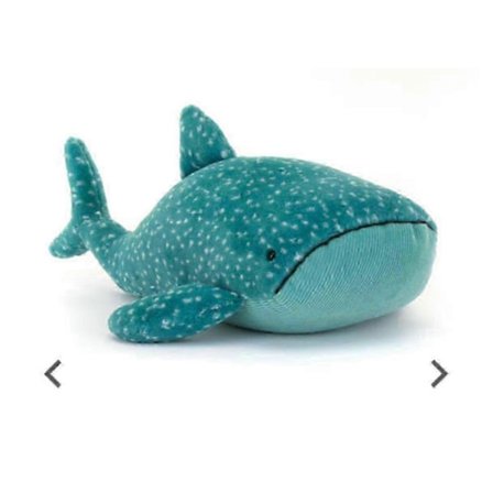 2025 Grønn Hval Plysjleke 25CM