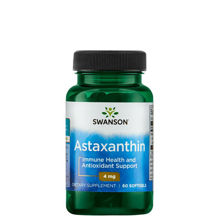 Swanson Astaxanthin 4 mg 60 kapslar