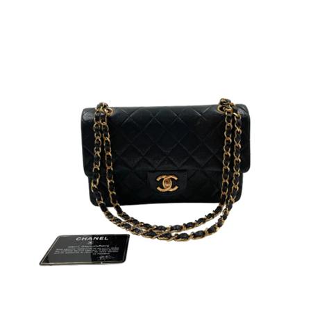 Chanel Vintage, Pre-owned Leather chanel-bags Zwart, Dames, Maat:ONE Size,leer