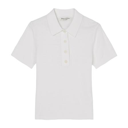 Marc O'Polo, Knitted polo shirt Wit, Dames, Maat:XL