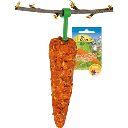 JR FARM - Nibbler Carrot Orange 60 g - Smådyr - Godbiter og gnagestenger - Naturlig godbit - ZOO.no