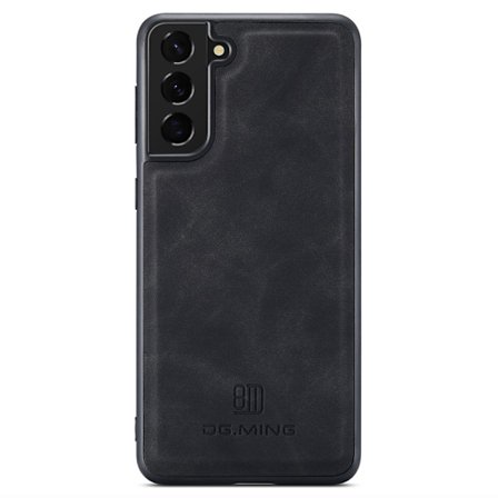 DG.MING Samsung S24+ Premium PU-læder Hybrid Cover - Sort