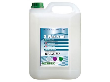 NORDEX Golvunderhåll S-wax Free 5l - Lyreco - Städ och hygien - Golvunderhåll - Underhållsmedel