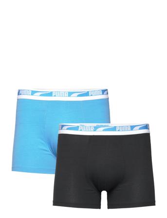 Puma Men Multi Logo Boxer 2P Boksershorts Multi/mønstret PUMA*Betinget Tilbud