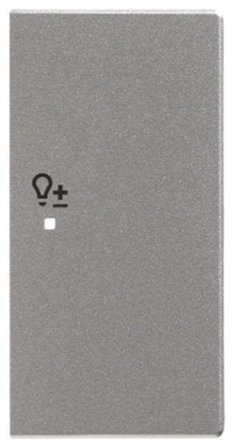 ABB Impressivo 6220-0-0259 Enkeltvippe dimmer, høyre Aluminium, Strømbrytere & vegguttak
