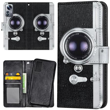 Xiaomi 12 Pro - Lommebok Deksel Retro Kamera