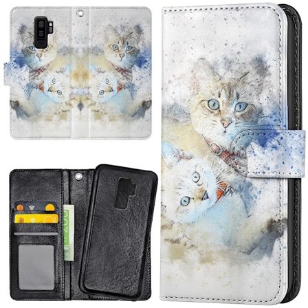 Samsung Galaxy S9 Plus - Lommebok Deksel Katter