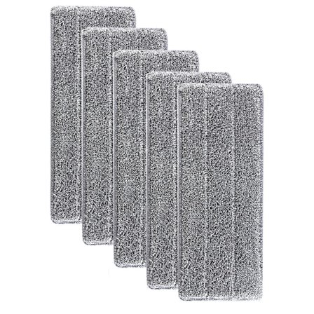 5 Mikrofiber Mopppåfyllnadsöverdrag - Automatisk Rengöring Och Torr Mopp - Ersättningsmikrofiber/Kuddar För Kvastmoppar